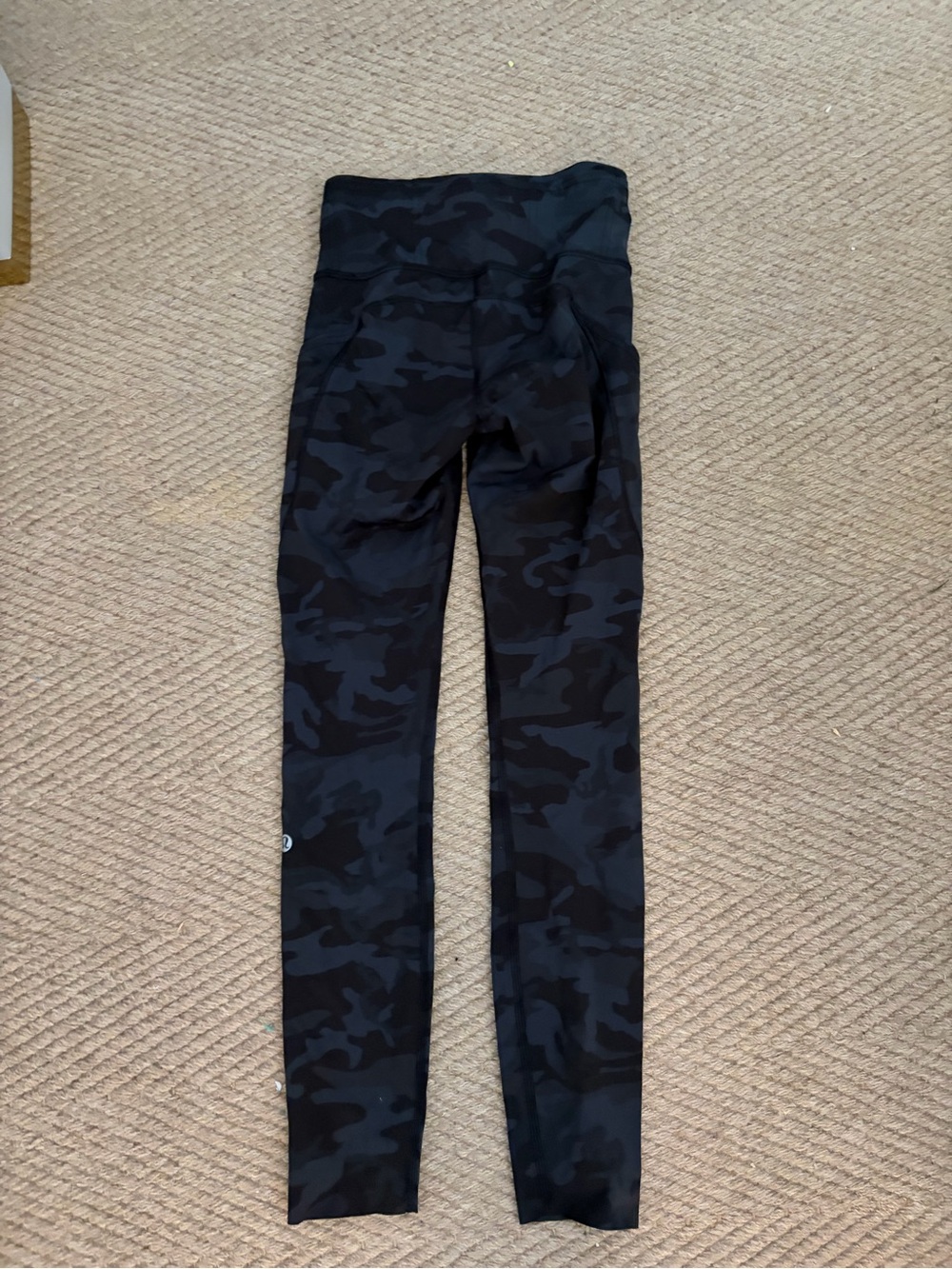 Lululemon Black Camo High-Waist Leggings 25”